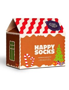 Happy Socks calzini Christmas pacco da 4