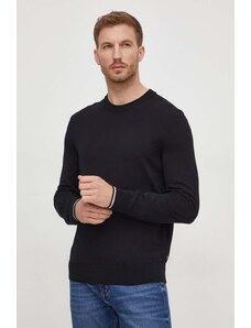 BOSS maglione in cotone colore nero