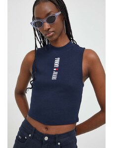 Tommy Jeans top donna colore blu navy