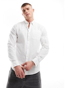 Jack & Jones - Camicia Oxford oversize bianca-Bianco