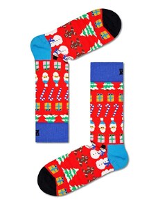 Happy Socks calzini All I Want For Christmas Sock colore rosso