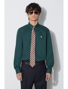 Carhartt WIP camicia in cotone uomo colore verde