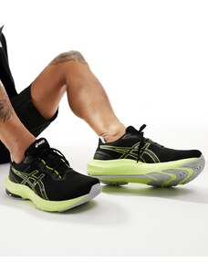 ASICS - Gel-Pulse 14 Neutral - Sneakers da corsa verde lime e nere-Nero