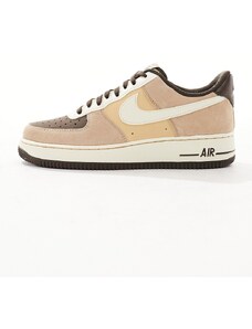 Nike Air Force 1 07 Sneakers marroni da uomo Autunno Inverno 2024 Stileo