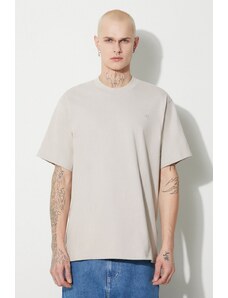 adidas Originals t-shirt in cotone Adicolor Contempo Tee uomo colore beige con applicazione IP2773