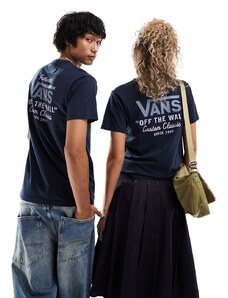 Vans - MN Holder - T-shirt classica blu navy con stampa sul retro