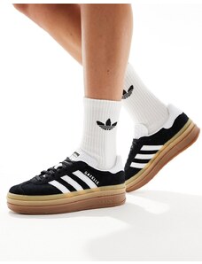 adidas Originals - Gazelle Bold - Sneakers nere e bianche-Bianco