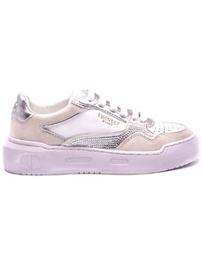 SNEAKERS TWINSET CON STRASS, Colore Bianco