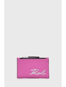Karl Lagerfeld portafoglio donna colore rosa