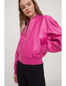 HUGO giacca bomber donna colore rosa