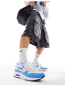Nike Air Max - 1 - Sneakers bianche e blu-Bianco