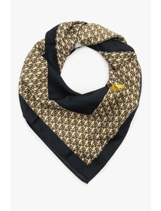 Women's Black Neckerchief with Golden Pattern Estro ER00113479