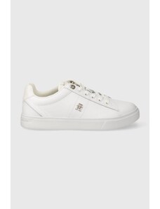 Tommy Hilfiger sneakers in pelle ESSENTIAL ELEVATED COURT SNEAKER colore bianco FW0FW07685