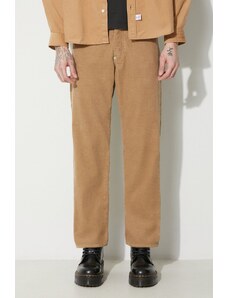 Human Made pantaloni in velluto a coste Corduroy Work colore beige HM26PT013