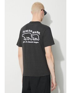 Human Made t-shirt in cotone Graphic uomo colore nero HM26TE010