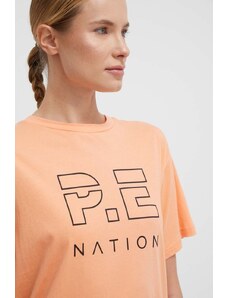 P.E Nation t-shirt in cotone donna colore arancione