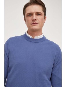 BOSS maglione in cotone colore blu