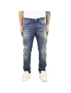 GRIFONI - Jeans in denim con macchie - Colore: Blu,Taglia: 32