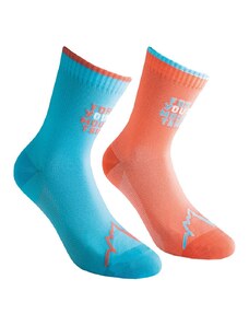 La Sportiva Socks For Your Mountain Hibiscus/Malibu Blue