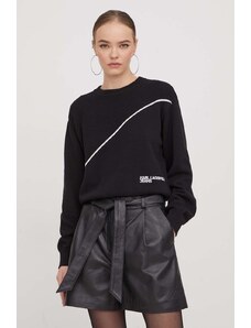 Karl Lagerfeld Jeans maglione donna colore nero