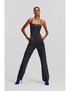 Karl Lagerfeld Jeans jumpsuit di jeans colore grigio