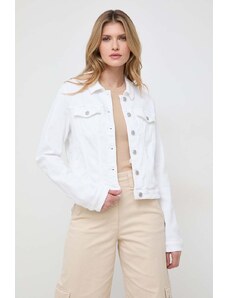 Guess giacca di jeans donna colore bianco