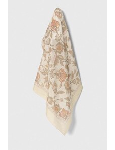 Lauren Ralph Lauren foulard in seta colore beige