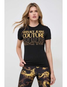 Versace Jeans Couture t-shirt donna colore nero