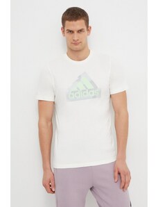 adidas t-shirt in cotone uomo colore beige IN6234