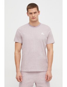 adidas t-shirt in cotone uomo colore violetto IR5319