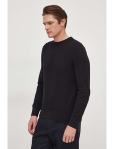 BOSS maglione in cotone colore nero