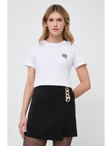 Karl Lagerfeld t-shirt in cotone donna colore bianco