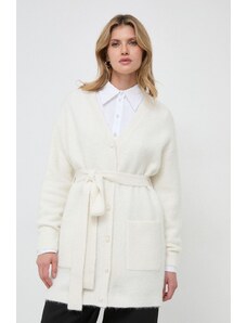 Custommade cardigan in lana colore beige
