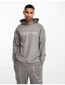 Calvin Klein - Future Shift - Felpa con cappuccio grigio antracite