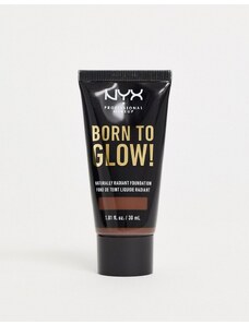 NYX Professional Makeup - Born To Glow - Fondotinta illuminante effetto naturale-Marrone