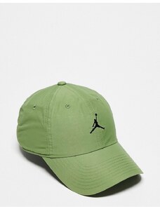 Jordan - Cappellino verde oliva con logo Jumpman