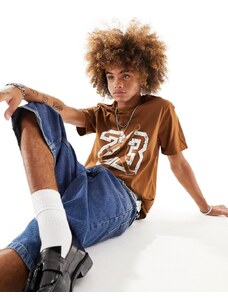 Jordan - T-shirt marrone con grafica