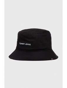 Tommy Jeans berretto in cotone colore nero