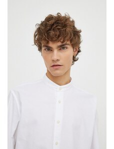 Marc O'Polo camicia in cotone uomo colore bianco