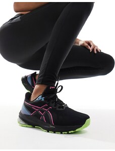 Asics - GT-1000 12 GTX Stability - Sneakers da running nere e rosa-Nero