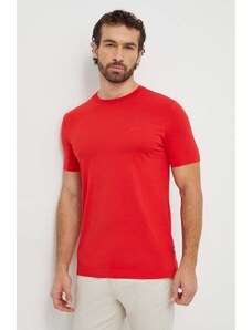 BOSS t-shirt in cotone uomo colore rosso