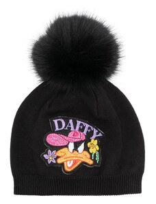 MONNALISA KIDS Cappello nero Daffy Duck strass