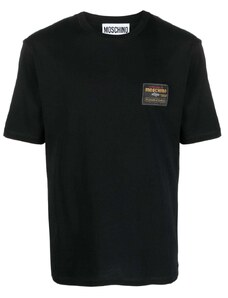MOSCHINO T-shirt Uomo Nera Cotone