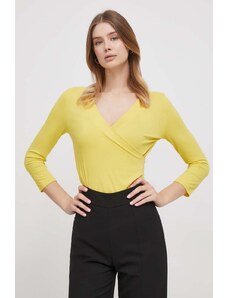 Lauren Ralph Lauren camicetta donna colore giallo