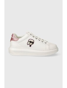 Karl Lagerfeld sneakers in pelle KAPRI colore bianco KL62530N