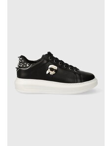 Karl Lagerfeld sneakers in pelle KAPRI colore nero KL62529N