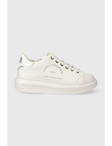 Karl Lagerfeld sneakers in pelle KAPRI colore bianco KL62539F