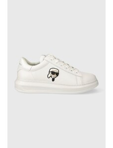 Karl Lagerfeld sneakers in pelle KAPRI MENS colore bianco KL52530N