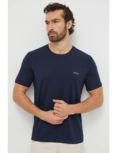 BOSS t-shirt uomo colore blu navy