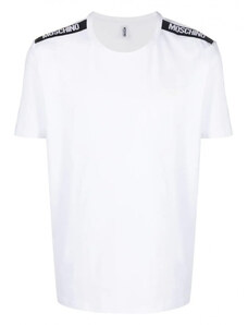 MOSCHINO UNDERWEAR- T-shirt Bi-Pack, Colore Bianco, Taglia Internazionale Uomo XS